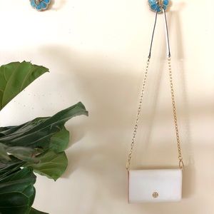 NWOT Tory Burch Robinson chain wallet purse